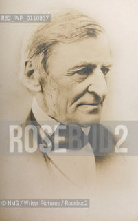 Ralph Waldo Emerson (1803-82).American..Copyright©NMG/Writer Pictures/Rosebud2