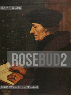 Erasmus (1446-1536) Dutch..Copyright©NMG/Writer Pictures/Rosebud2