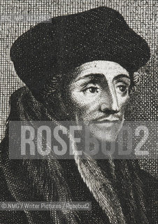 Erasmus (1446-1536) Dutch..Copyright©NMG/Writer Pictures/Rosebud2