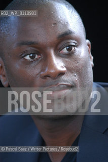 Writer Ekow Eshun at the Edinburgh International Book Festival..Eshun is also director of Londons ICA...Copyright©Pascal Saez/Writer Pictures/Rosebud2
