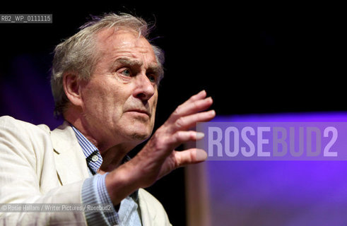 Harold Evans, legendary journalist, talks about his memoir, My Paper Chase, at Hay 2010..Copyright©Rosie Hallam/Writer Pictures/Rosebud2