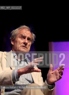 Harold Evans, legendary journalist, talks about his memoir, My Paper Chase, at Hay 2010..Copyright©Rosie Hallam/Writer Pictures/Rosebud2