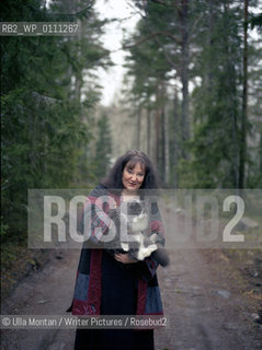 Monika Kristina Fagerholm, a Finnish-Swedish author living in Ekenäs, Finland..Copyright©Ulla Montan/Writer Pictures/Rosebud2