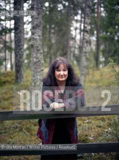 Monika Kristina Fagerholm, a Finnish-Swedish author living in Ekenäs, Finland..Copyright©Ulla Montan/Writer Pictures/Rosebud2