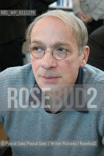 French writer Frederic Fajardie at the Salon du Livre (Book Fair) in Paris, March 2006..Copyright©Pascal Saez.Pascal Saez/Writer Pictures/Rosebud2