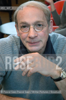 French writer Frederic Fajardie at the Salon du Livre (Book Fair) in Paris, March 2006..Copyright©Pascal Saez.Pascal Saez/Writer Pictures/Rosebud2