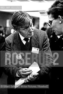 Ronald Chetwind-Hayes, World fantasy convention, London, UK, 1988..copyright©Gilbert Gallerne/Writer Pictures/Rosebud2