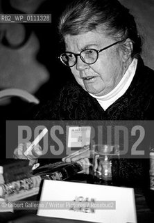Joan,Aiken, World Fantasy Convention, London, UK, 1997..copyright©Gilbert Gallerne/Writer Pictures/Rosebud2
