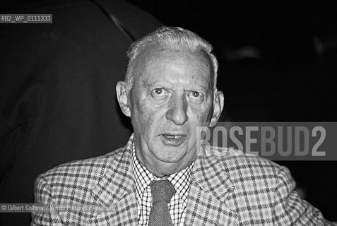 Basil Copper, World Fantasy Convention, London, UK, 1997..copyright©Gilbert Gallerne/Writer Pictures/Rosebud2