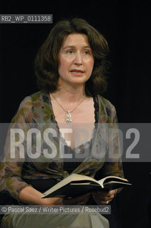 British writer Helen Farish, author of Intimates...The Debut Author festival at the Traverse theatre in Edinburgh....Copyright©Pascal Saez/Writer Pictures/Rosebud2