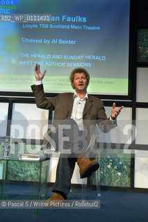  27 August 2005-Edinburgh, UK- British writer Sebastian Faulks, author of novels like Birdsong and Human Traces.at the Edinburgh International Book Festival..Copyright©Pascal S/Writer Pictures/Rosebud2