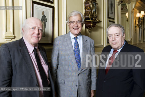Jonathan Fenby, Kenneth Baker and Brian MacArthur, Authors.copyright©Graham Jepson/Writer Pictures/Rosebud2