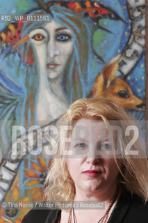 Poet Gillian Ferguson who has completed a five-year project of 1,000 poems on the subject of DNA..copyright©Tina Norris/Writer Pictures/Rosebud2