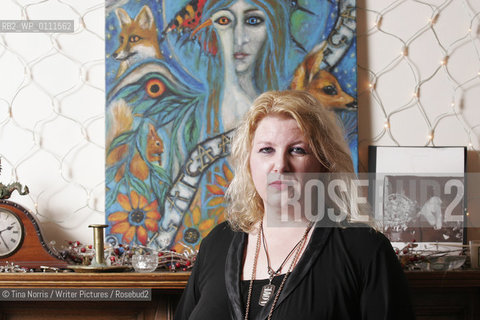 Poet Gillian Ferguson who has completed a five-year project of 1,000 poems on the subject of DNA..copyright©Tina Norris/Writer Pictures/Rosebud2