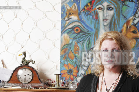 Poet Gillian Ferguson who has completed a five-year project of 1,000 poems on the subject of DNA..copyright©Tina Norris/Writer Pictures/Rosebud2
