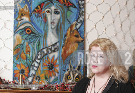 Poet Gillian Ferguson who has completed a five-year project of 1,000 poems on the subject of DNA..copyright©Tina Norris/Writer Pictures/Rosebud2