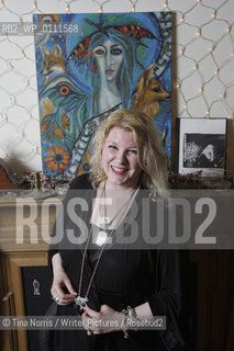Poet Gillian Ferguson who has completed a five-year project of 1,000 poems on the subject of DNA..copyright©Tina Norris/Writer Pictures/Rosebud2