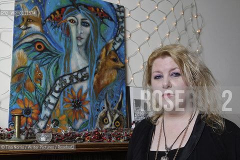 Poet Gillian Ferguson who has completed a five-year project of 1,000 poems on the subject of DNA..copyright©Tina Norris/Writer Pictures/Rosebud2