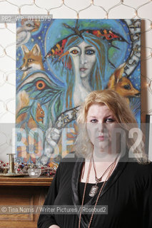 Poet Gillian Ferguson who has completed a five-year project of 1,000 poems on the subject of DNA..copyright©Tina Norris/Writer Pictures/Rosebud2
