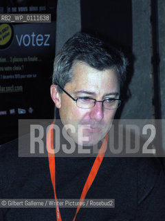 Bernard Ferrere at “InterpolArt” crime fiction festival in Reims, France, October 10, 2010..Copyright©Gilbert Gallerne/Writer Pictures/Rosebud2