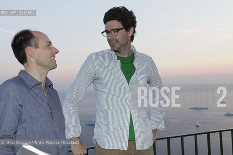 Adam Haslett and Joshua Ferris engaged in conversation in Capri for Le Conversazioni (The Conversations) Capri, Italy. 3 July 2010..copyright©Steve Bisgrove/Writer Pictures/Rosebud2