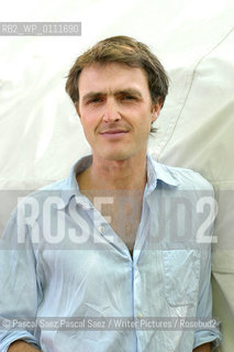 British writer William Fiennes, author of The Snow Geese, at the Edinburgh International Book Festival 2004..Copyright©Pascal Saez.Pascal Saez/Writer Pictures/Rosebud2