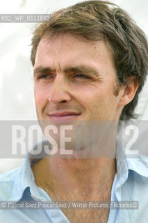 British writer William Fiennes, author of The Snow Geese, at the Edinburgh International Book Festival 2004..Copyright©Pascal Saez.Pascal Saez/Writer Pictures/Rosebud2