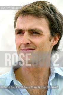 British writer William Fiennes, author of The Snow Geese, at the Edinburgh International Book Festival 2004..Copyright©Pascal Saez.Pascal Saez/Writer Pictures/Rosebud2