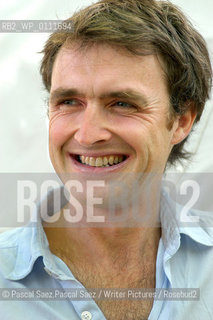 British writer William Fiennes, author of The Snow Geese, at the Edinburgh International Book Festival 2004..Copyright©Pascal Saez.Pascal Saez/Writer Pictures/Rosebud2