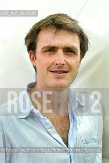British writer William Fiennes, author of The Snow Geese, at the Edinburgh International Book Festival 2004..Copyright©Pascal Saez.Pascal Saez/Writer Pictures/Rosebud2