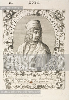 Marsilius Ficinus (1433-99)..Copyright©NMG/Writer Pictures/Rosebud2