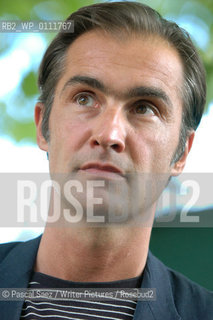 Swedish writer Aris Fioretos at the Edinburgh International Book Festival...Copyright©Pascal Saez/Writer Pictures/Rosebud2