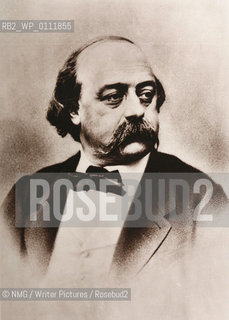 Gustave Flaubert (1821-1880) French Novelist..Copyright©NMG/Writer Pictures/Rosebud2