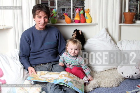 Nick Flynn and his daughter Maeve (aged 2) at home in Brooklyn, New York, USA.  ..copyright©Dan Callister/Writer Pictures/Rosebud2