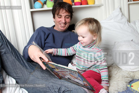 Nick Flynn and his daughter Maeve (aged 2) at home in Brooklyn, New York, USA.  ..copyright©Dan Callister/Writer Pictures/Rosebud2