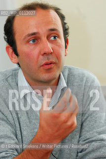 Image ID:  .Sebastien de Fooz  Author of -  A pied a Jerusalem, 184 Jours,184 Visages  Editions Racine.at Eitions Racine, Brussels..©Copyrigh©t Edouard Smekens/Writer Pictures/Rosebud2