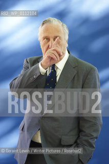 Frederick Forsyth , author and writer of the book The Day of the Jackal at The Edinburgh International Festival 2010 - 30/08/2010..Copyright©Geraint Lewis/Writer Pictures/Rosebud2