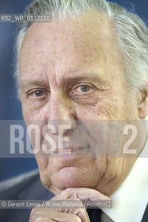 Frederick Forsyth , author and writer of the book The Day of the Jackal at The Edinburgh International Festival 2010 - 30/08/2010..Copyright©Geraint Lewis/Writer Pictures/Rosebud2