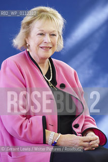 Lady Antonia Fraser, Anglo Irish author, at the Edinburgh International Book Festival, August 30, 2010..©.Geraint Lewis/Writer Pictures/Rosebud2