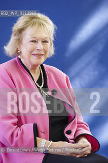 Lady Antonia Fraser, Anglo Irish author, at the Edinburgh International Book Festival, August 30, 2010..©.Geraint Lewis/Writer Pictures/Rosebud2