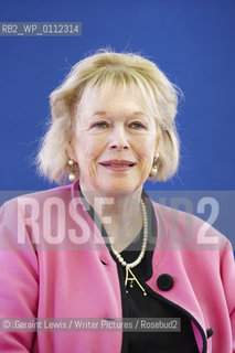 Lady Antonia Fraser, Anglo Irish author, at the Edinburgh International Book Festival, August 30, 2010..©.Geraint Lewis/Writer Pictures/Rosebud2