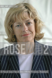 British writer and historian Flora Fraser, author of Princesses at the Edinburgh International Book Festival 2005..Copyright©Pascal Saez.Pascal Saez/Writer Pictures/Rosebud2