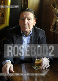 Mad Frankie Fraser ex gangster and author photographed in his local pub in the east end of London. .copyright©John Kirkby/TSPL/Writer Pictures/Rosebud2