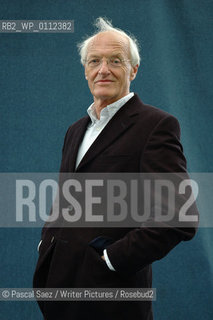 Writer Michael Frayn at the Edinburgh International Book Festival 2007. ..Copyright©Pascal Saez/Writer Pictures/Rosebud2