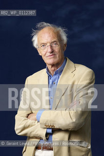 Michael Frayn, English playwright and author, at the Edinburgh International Book Festival, August 29, 2010..©.Geraint Lewis/Writer Pictures/Rosebud2