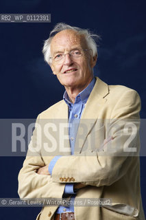Michael Frayn, English playwright and author, at the Edinburgh International Book Festival, August 29, 2010..©.Geraint Lewis/Writer Pictures/Rosebud2