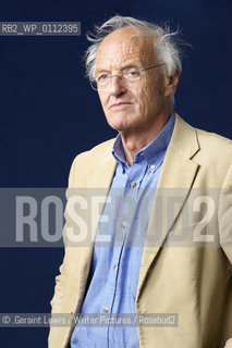 Michael Frayn, English playwright and author, at the Edinburgh International Book Festival, August 29, 2010..©.Geraint Lewis/Writer Pictures/Rosebud2