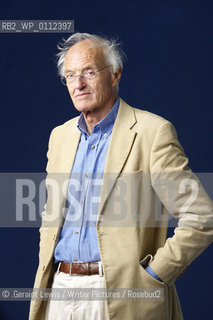 Michael Frayn, English playwright and author, at the Edinburgh International Book Festival, August 29, 2010..©.Geraint Lewis/Writer Pictures/Rosebud2
