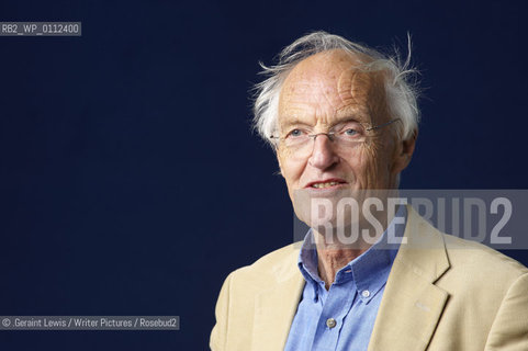 Michael Frayn, English playwright and author, at the Edinburgh International Book Festival, August 29, 2010..©.Geraint Lewis/Writer Pictures/Rosebud2
