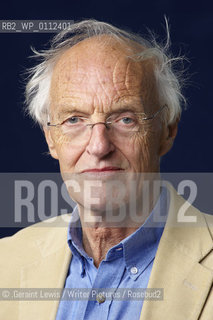 Michael Frayn, English playwright and author, at the Edinburgh International Book Festival, August 29, 2010..©.Geraint Lewis/Writer Pictures/Rosebud2